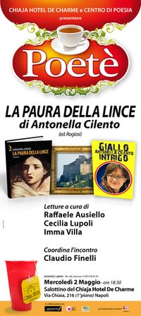 La paura della lince: presentazione a Napoli il 2 maggio da Poetè