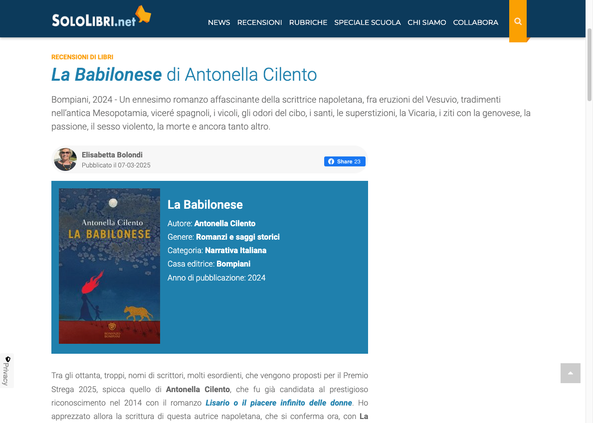 Babilonese Sololibri