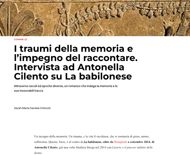 La Babilonese intervista a Limina