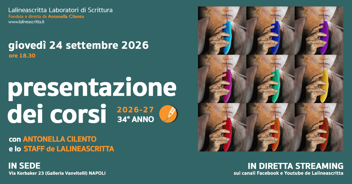 Presentazione dei corsi de Lalineascritta 24 settembre 2026