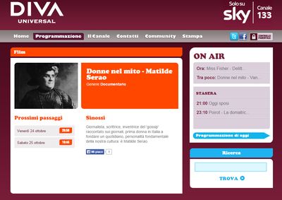 Matilde Serao: il documentario di Sky Diva Universal con Antonella Cilento